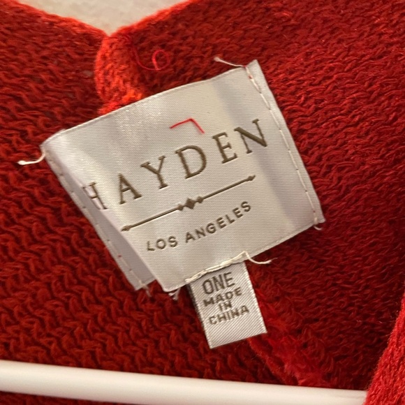 Hayden Red and Black Cape - Picture 3 of 3